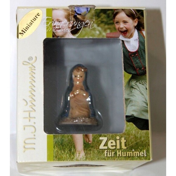 MJ Hummel Zeit Fur Hummel Miniature Christmas Nativity Figurine Mary Ornament 2" - Picture 1 of 9